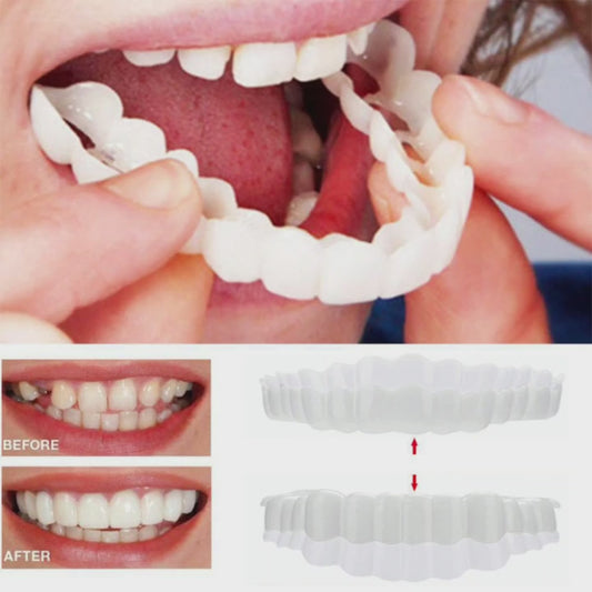 Instant and Confident on Smile Fit Flex Cosmetic Teeth Denture Teeth