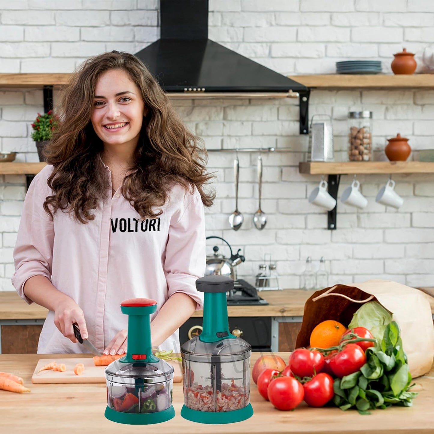 HAND PRESS VEGETABLE CHOPER